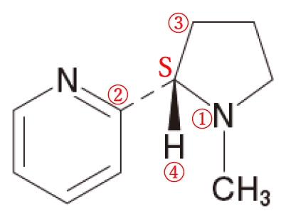 バレニクリン・ニコチンの化学的性質 107回薬剤師国家試験問211