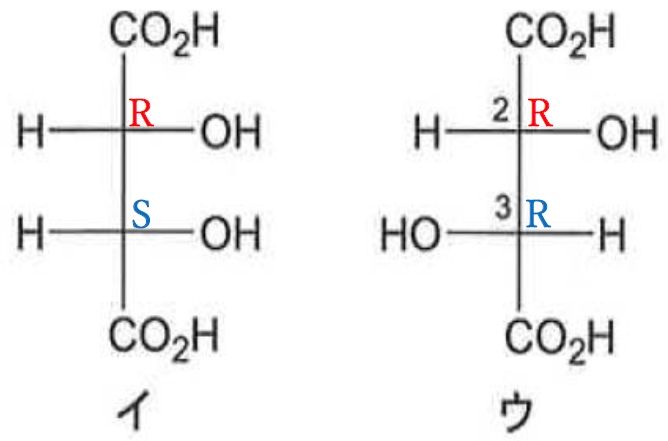 93回薬剤師国家試験問7 立体化学