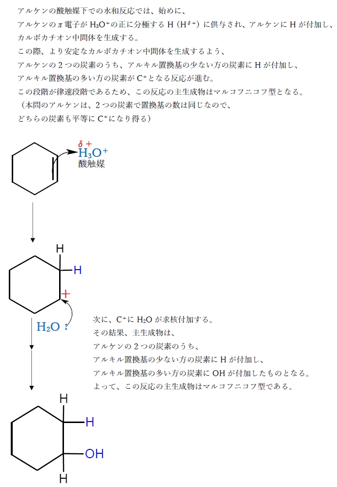 アルケン 求電子付加反応 総合問題 ラセミ体 91回薬剤師国家試験問7
