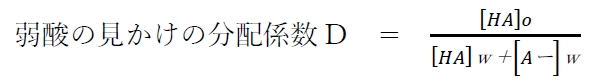 酸性薬物フロセミドの分配係数・pka 101回薬剤師国家試験問205