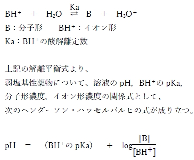 尿細管における薬物の再吸収と尿のpH　薬剤師国家試験91回問151の3